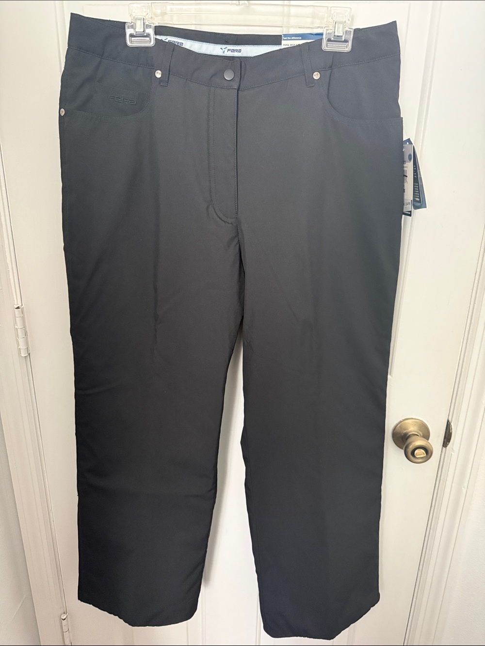 NEW FERA Women’s Ski Pants -mid rise, straight length, water resistant 16 short